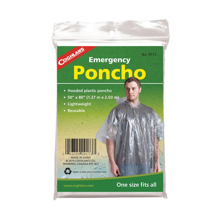Coghlan's Emergency Poncho - Clear