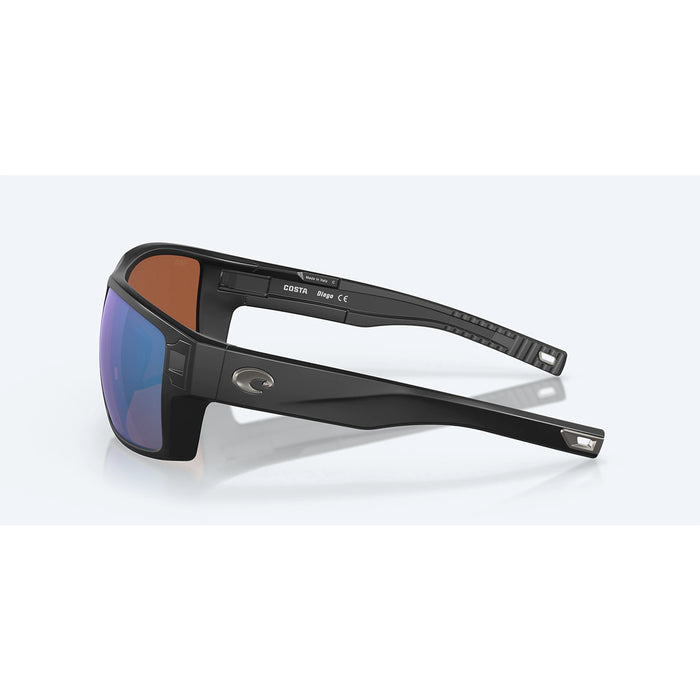 Costa Diego Matte Black Frame 580G Polarized Sunglasses