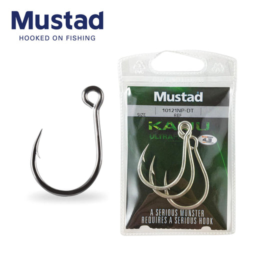 Mustad 10121NP-DT Kaiju Inline Single Hooks (7116963414193)