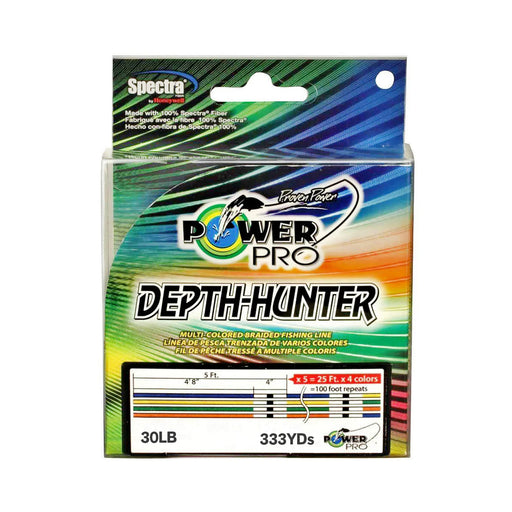 Shimano Power Pro Depth Hunter 333 YDs multi-color Braided Line (7271851491505)