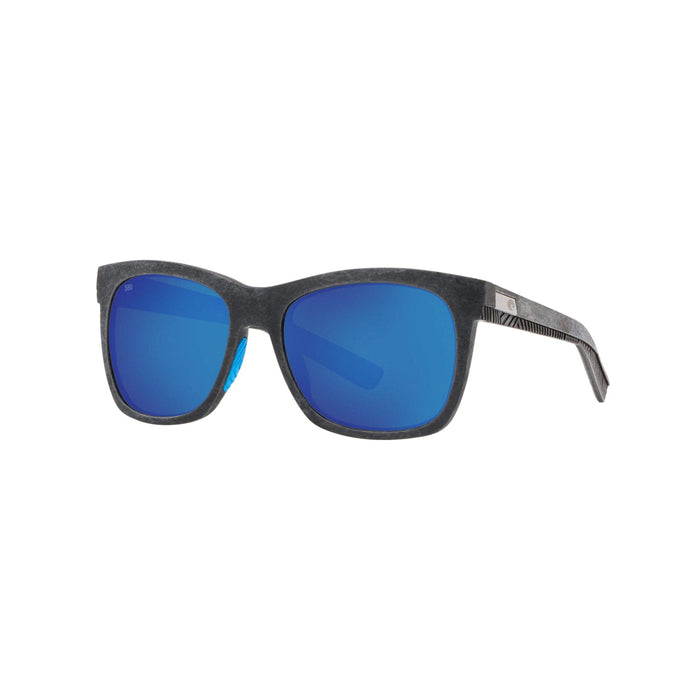 Costa Caldera Net Gray With Blue Rubber Frame 580G Polarized Sunglasses