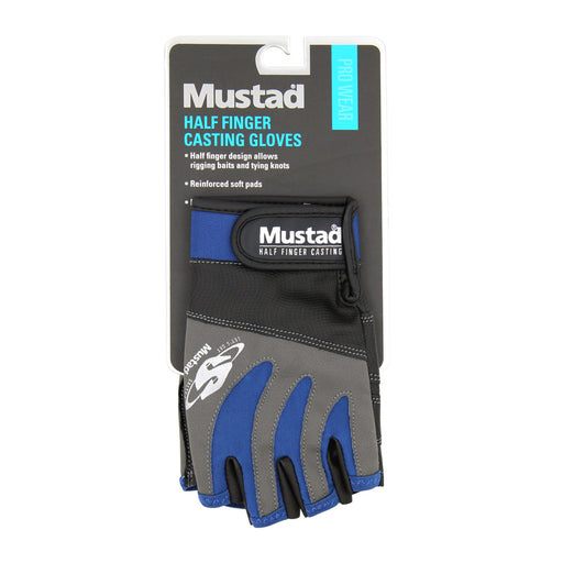 Mustad Half Finger Casting Glove (6838057730225)