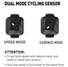XOSS "Vortex" Bike Cadence and Speed Sensor Wireless IPX7 Waterproof ANT+/Bluetooth 4.0 (7245455229105)
