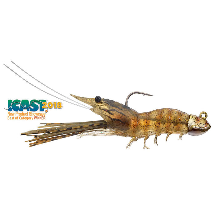 Livetarget Fleeing Shrimp Soft Plastic Jig - 3 1/2" - 3/8 oz (7167643484337)