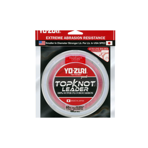 Yo-zuri 60Ibs Top Knot Fluorocarbon Leader 100YD - Disappearing Pink (7364330455217)