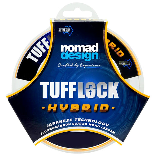Nomad Design Tufflock Hybrid Fluorocarbon Coated Mono Leader Line 100m (7287096541361)