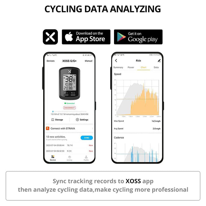 XOSS G GPS Cycling Computer (7222279569585)