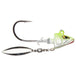 Mustad Underspin Chartreuse/White Shad Jig Head (7158881681585)