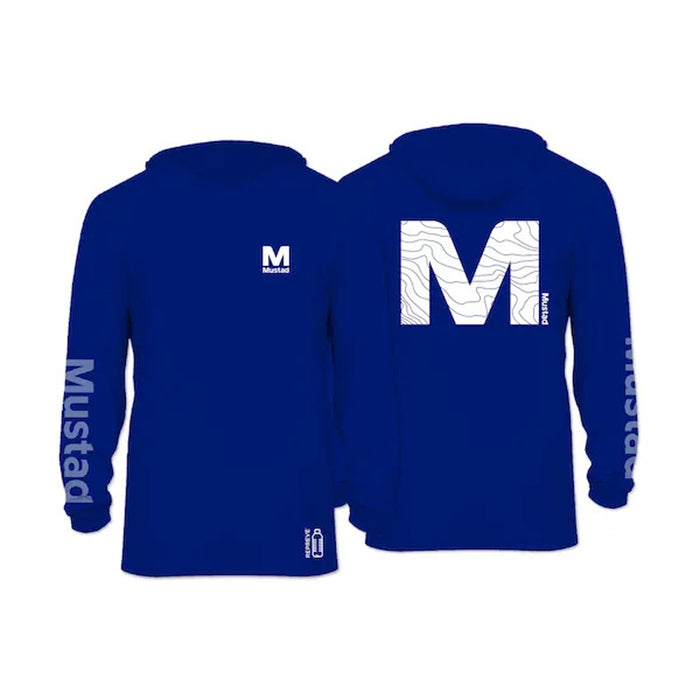 Mustad Blue Solar Shirt with Hoodie