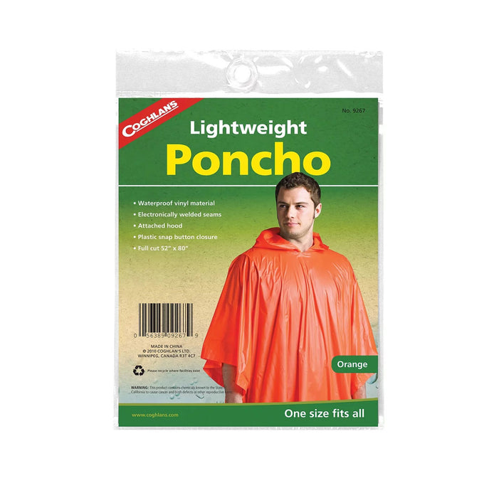 Coghlan's 9267-C Poncho Orange.