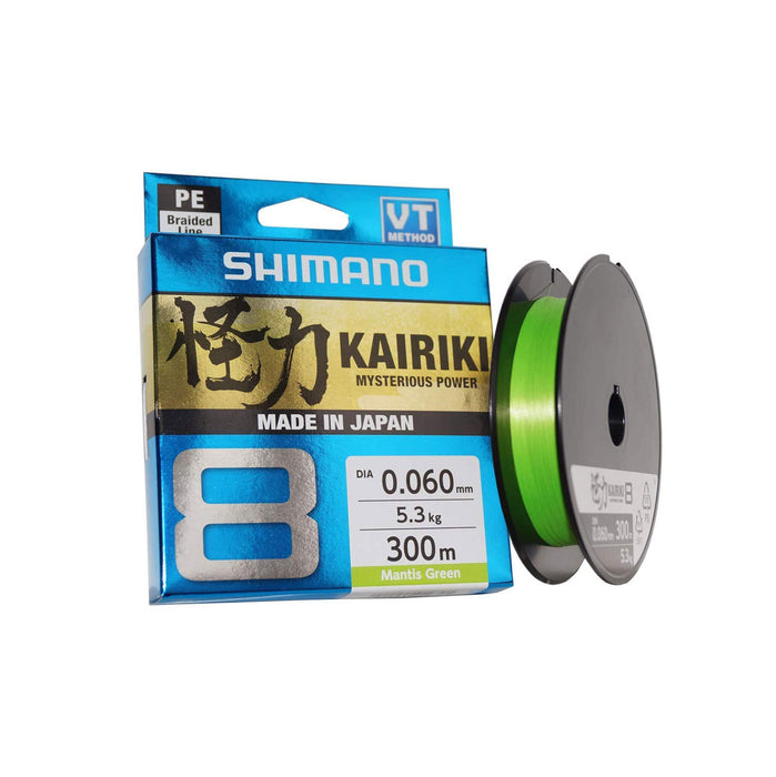 Shimano Kairiki 8 times braided fishing line 300m
