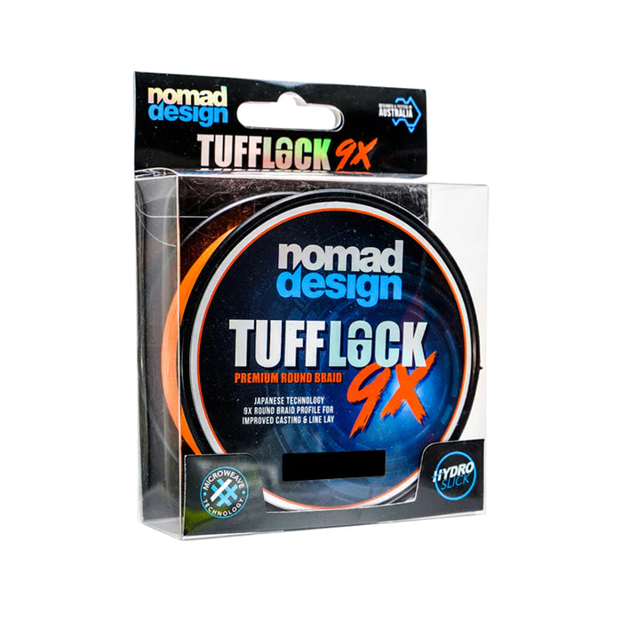 Nomad Design Tufflock Orange X9 Braid 300yds