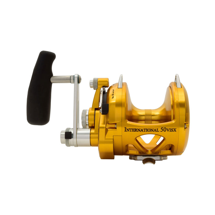 PENN International 50VISX® Two Speed Reel - Gold.