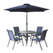 Procamp Large Steel Round 6 Piece Patio Set (7281315184817)