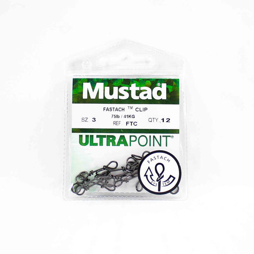 Mustad Fastach™ Clip_Size:3 - 12pcs (7287992418481)