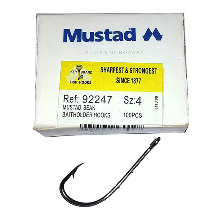 Mustad 92247 Bait Holder Fishing Hooks — Al Marfaa Marine Equipments