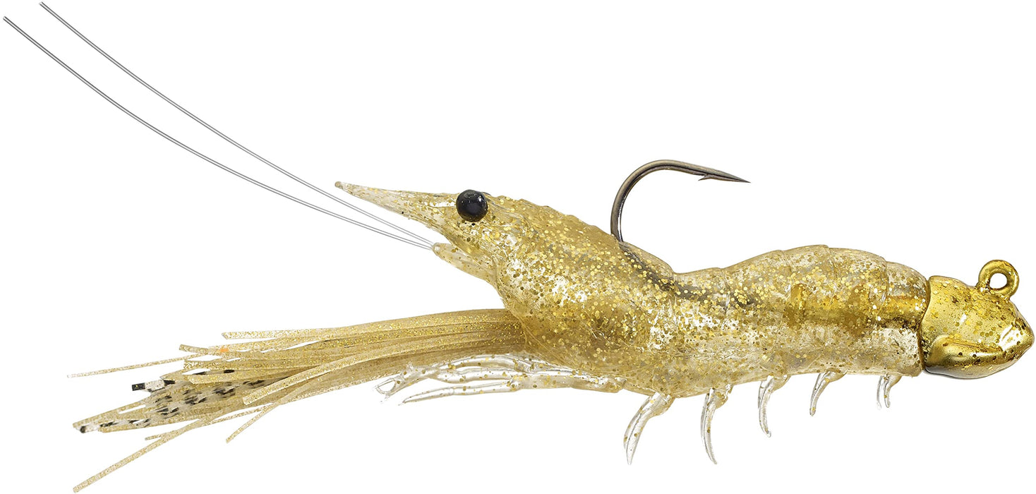 Livetarget Fleeing Shrimp Soft Plastic Jig - 3 1/2" - 3/8 oz