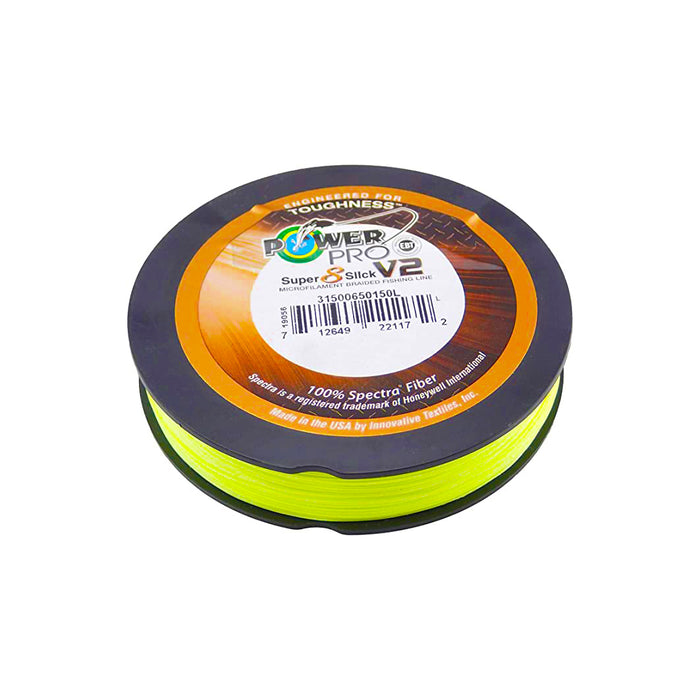 super slick braided fishing line Shimano Powerpro Super 8 Slick Green V2 300 yd Braided Fishing Line — Al Marfaa Marine Equipments