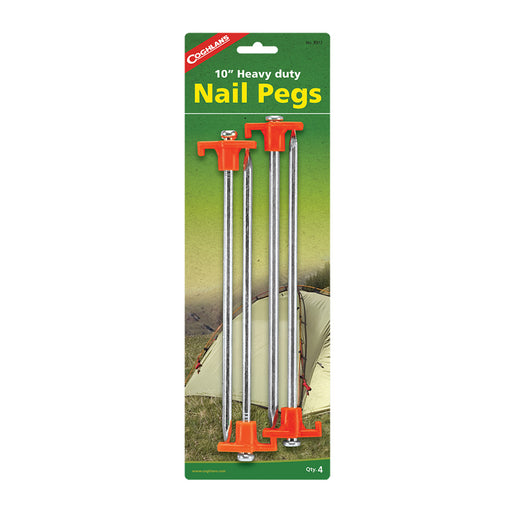 Coghlans 10 inch Nail Pegs - 4 Packs (7091908772017)