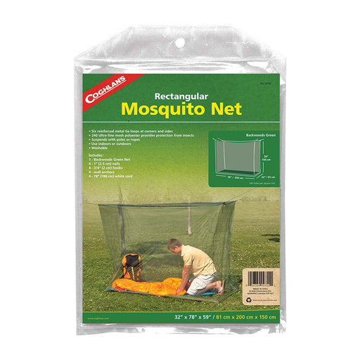 Coghlan's  Rectangular Mosquito Net - Green (7284897546417)