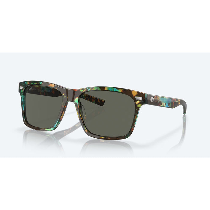 Costa Aransas Shiny Ocean Tortoise Frame 580G Polarized Sunglasses