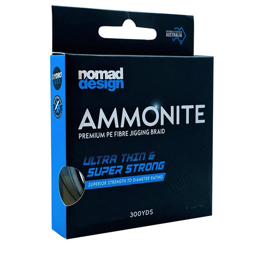 Nomad Design Ammonite Multicolour Jigging Braid 600yds (7286455271601)