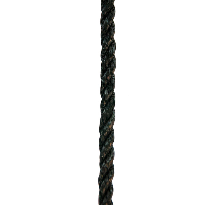 HDPE-High Density Polyethylene 3 Strand Black Rope-100 Yards (6873248923825)