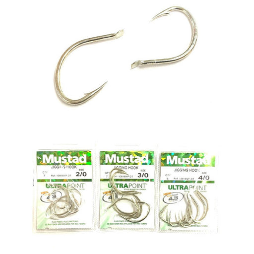 Mustad Jigging Hook Ref : 10816NP-DT (7051729567921)