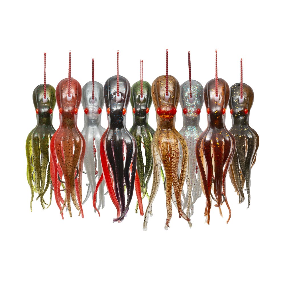 Mustad Mini InkVader Octopus Lure With Double Assist Hooks ( Length: 10cm,  Weight: 20gr, Color: CD) [MUSTMIKVA-MINI-CD-20-1] - €7.96 : ,  Fishing Tackle Shop