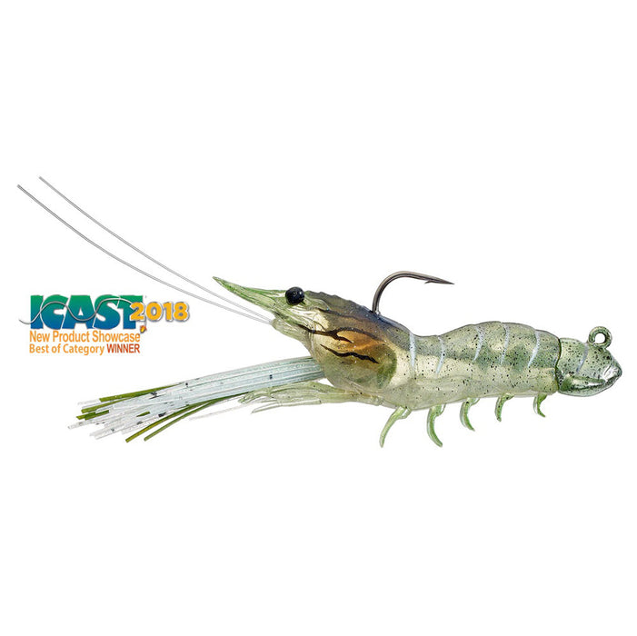 Livetarget Fleeing Shrimp Soft Plastic Jig - 3 1/2" - 3/8 oz (7167643484337)