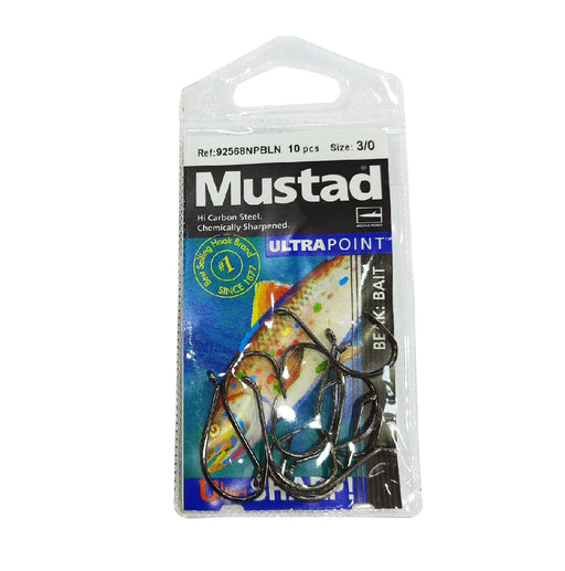 Mustad 92553NP-BN Beak Bait Hook (7051681792177)