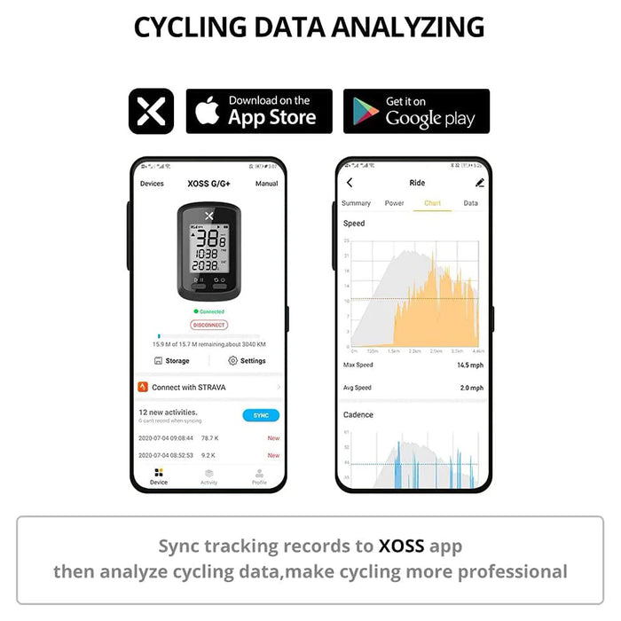 XOSS G+ GPS Bike Computer with Combo Option (7245453689009)