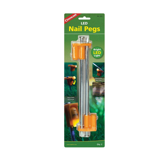 Coghlans LED Nail Pegs - 10" - 2 Pack (7285926265009)