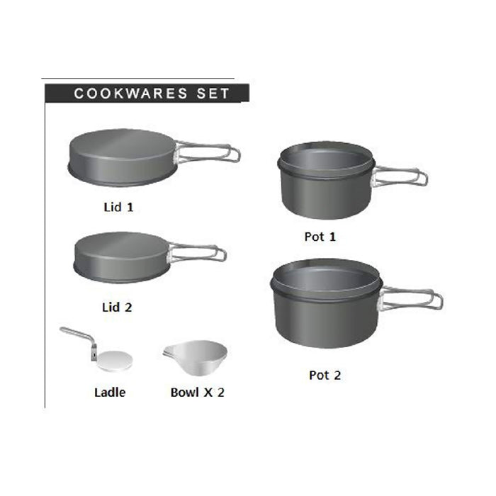 Kovea KSK-Solo2 Cook Set (7089956028593)
