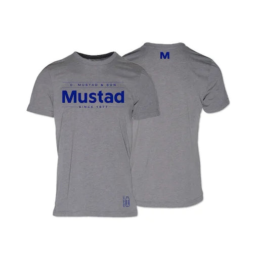 Mustad Heather Grey Tri Short Sleeve Shirt (7172188766385)