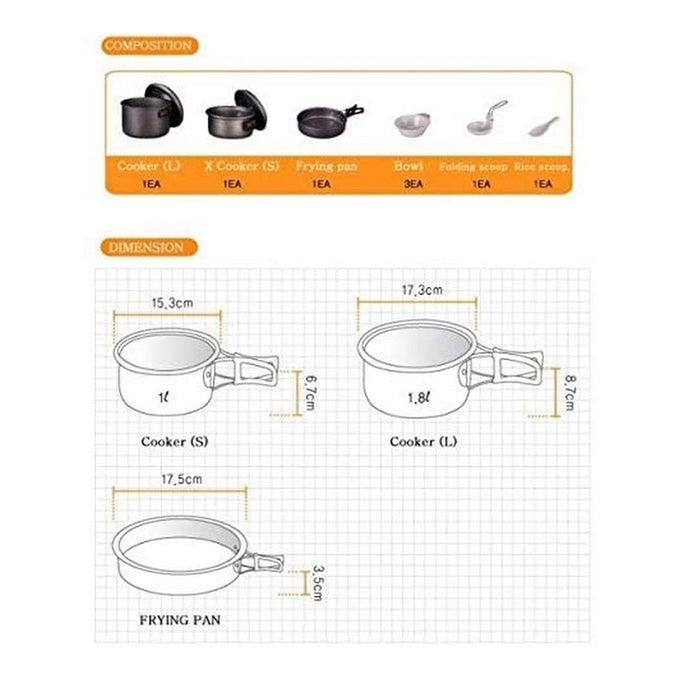 Kovea Hard 23 Cook Set (7278336999601)