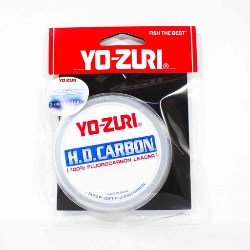 Yo-Zuri H.D 50 Lbs Carbon Fluorocarbon 100% Leader 30YD (7369519038641)